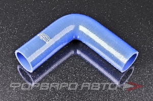 Патрубок силиконовый 45 мм, 90°, синий MELCO 45-90Bl