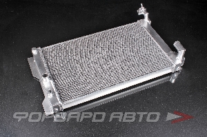 Радиатор алюминиевый Toyota Corolla 09-13 2AZFE, 2ZRFE (600*378*40) MT FORA AR-446