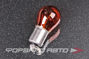 Лампа 12V PY21W оранжевая (смещенный цоколь) MILES BL053Y