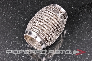 Гофра глушителя 45*100 (wire mesh, interlock) кольчуга TIXONA P45100WM