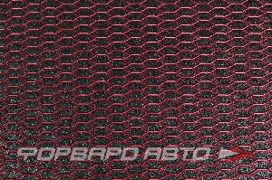 Сетка для бампера/радиатора HONEY 1200*300 мм, шестиугольник - 22 мм, красная PROSPORT RS-01425