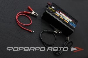 Преобразователь большой с зарядным устройством 12-220V 1200W  