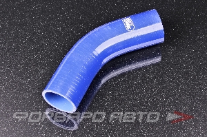 Патрубок силиконовый 45 мм, 45°, синий SAMCO 45-45Bl