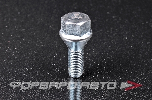 Болт колеса 12*1,5*25 конус, ключ на 19, сталь STELLOX 79-01907-SX