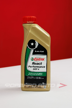 Жидкость тормозная DOT-4, 1л React Performance CASTROL 157F8B