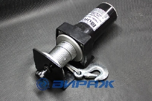 Лебёдка автомобильная 12V, 900кг, 4мм, 7м DUKE DU-2000