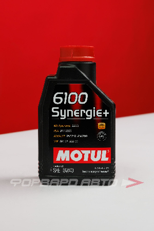 Масло моторное 10W40 1л, Synergie+ 6100 A3/B4 SN/CF MOTUL 108646