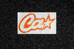 Стикер "CA" ORANGE FLAKES CIAY CD-S-OF