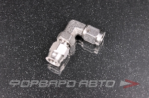 Фитинг AN3 90°, под тефлоновый шланг PTFE, нержавеющая сталь  HF929-3-090
