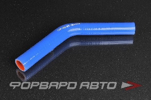 Патрубок силиконовый 20-25 мм, 45°, L=150*150 мм, синий MELCO 45-20-25-150-150