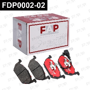 Колодки тормозные FAP FDP0002-02