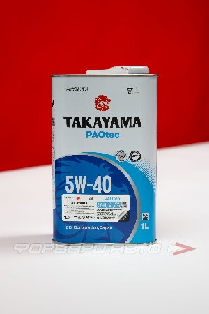 Масло моторное 5W40 1л, PAOTEC A3/B4 SP металл (с) TAKAYAMA 6056071