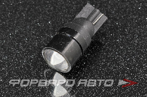 Лампа светодиодная 12V T10 1SMD с линзой 1,5W Китай 