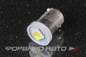 Лампа светодиодная 12V T4W BA9S 1SMD белая Китай 