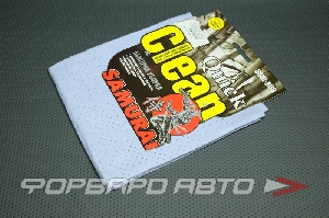 Салфетка микрофибра 42*38см QUICK CLEAN для сильных загрязнений (1шт) SAMURAI 