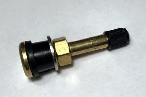 Вентиль для бескамерных шин зажимной 19х55 прямой (пластик колпачок)  TR-500