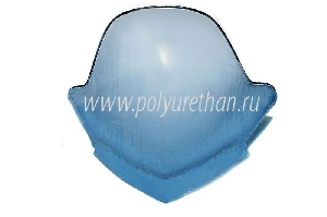 Стекло для снегохода Arctic Cat BearCat Z1 57см (2мм, h=600мм) ПОЛИУРЕТАН 50-44-402