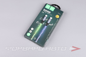 Кабель USB-С Type-C + Type-C светящийся, 1м HOCO U112