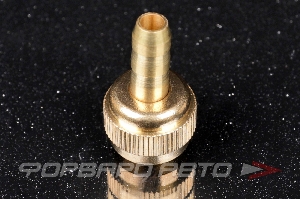 Наконечник насоса под шланг 6 мм (кругляш ) латунь №1 (большой) <> 17_00128091