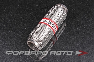 Гофра глушителя 48*220 (Interlock) трехслойная EuroEx 48x220il