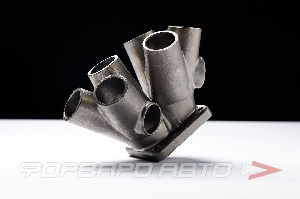 Свод коллектора для 6ти цилиндрового двигателя T4 Twinscroll, под 2 Wastegate, D = 42,4 мм, AISI304 FORWARD RACING FEХ008-T4