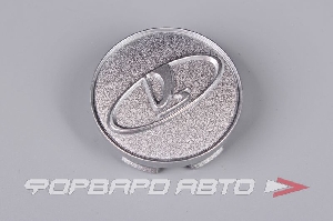 Колпачок ступицы для литых дисков LADA, D52/56мм, Silver с буртом Save Car 24_56мм_СКАД