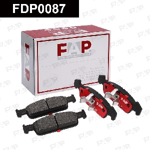 Колодки тормозные FAP FDP0087