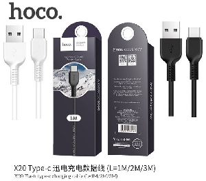 Кабель USB Type-C, 2м HOCO X20