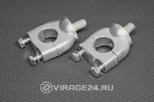 Держатель руля для мопедов Delta, Zodiak, ALFA, ОВ-70 (ПАРА)(поз.4 + поз.2) MELCO 086265