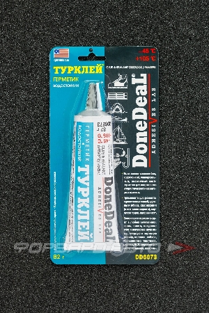 Герметик-клей водостойкий, прозрачный "Турклей", 82гр DONE DEAL DD6873