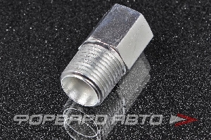 Фитинг NPT 1/2" - M14*1,5 мм, наружная и внутренняя резьбы, нержавеющая сталь <> FTMF-1/2-M1415ST