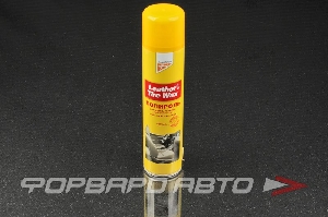 Полироль универсальный (кожа, резина, пластик) 400 мл спрей, Leather & Tire Wax Silicon KANGAROO 330118