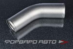 Патрубок алюминиевый 76 мм 45 градусов серый-титан AUTOBAHN88 