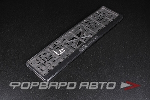 Накладка под номер пластиковая AUDI <> 112/1-STD-AU