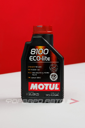 Масло моторное 0W20 1л, ECO-LITE 8100 SN/CF GF-5 MOTUL 108534