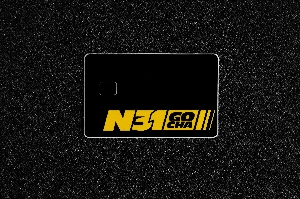 Стикер для банковской карты "N31 Black&Yellow"  86*55мм CIAY 