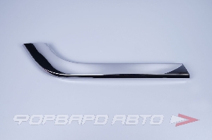 Молдинг LADA Vesta бампера переднего нижний ЛЕВЫЙ хром ПЛАСТИК 8450008924