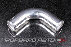 Патрубок алюминиевый 60 мм 90 градусов (L-100-100мм) MOTORIST ASHU70-90-60 200mm