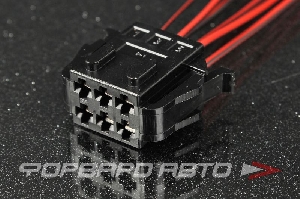 Разъем 6-ти контактный жгута задней фары (с проводами) CARGEN AX3406