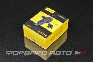 Держатель телефона на решётку воздухоотвода с беспроводной зарядкой, черный HOCO CW12