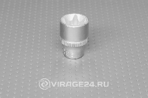 Головка E16 короткая 1/4" FORCE 52616