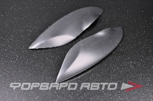 Накладки фар (реснички) Nissan March, AK12, 2002 - 2010г (маленькие)  