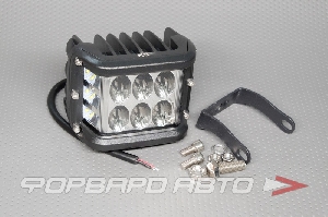 Фара светодиодная 9-32V 12диодов 36W 95*75*75 направленный свет KS-AUTO KS-S1236W S