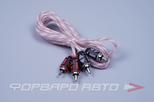 Кабель межблочный 2RCA–2RCA, 1 м AURA RCA-A110 MKII