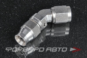 Купить Фитинг AN4 - AN4 45°, под тефлоновый шланг PTFE, нержавеющая сталь AB88  Фитинг AN4 - AN4 45°, под тефлоновый шланг PTFE, нержавеющая сталь AB88