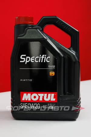 Масло моторное 0W20 5л, SPECIFIC 5122 A1/B1 MOTUL 107339