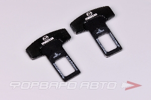 Заглушка ремня безопасности с логотипом, металлическая (2шт.) <> П18103