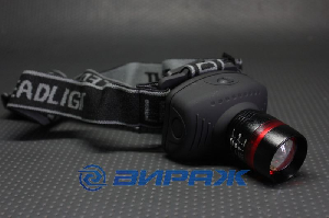 Фонарь светодиодный налобный  IP44 150Lm 3*AAA (диоды CREE) SMILING SHARK GL-2627-2626