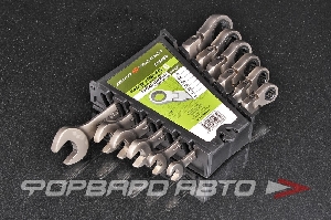 Набор ключей комбин. (6 пр.) трещот. шарнирных (8-17мм) ДЕЛО ТЕХНИКИ 515460