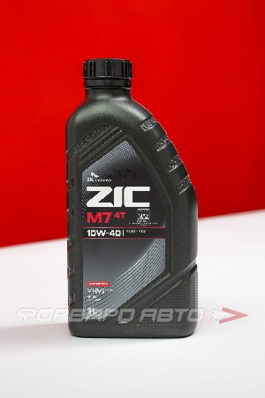 Масло моторное 10W40 1л, 4T M7 MOTO SM (с) ZIC 132027